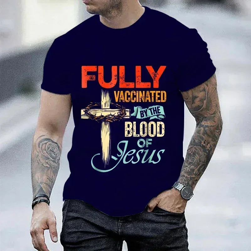 Fully Vaccinated By The Blood of Jesus T-Shirt - God Cloth