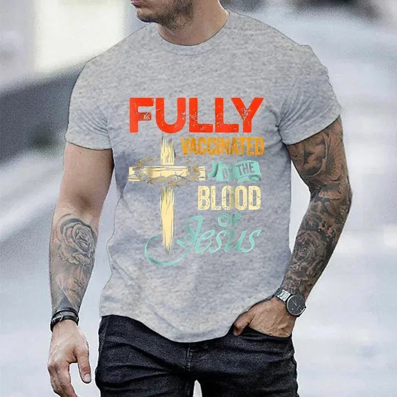 Fully Vaccinated By The Blood of Jesus T-Shirt - God Cloth
