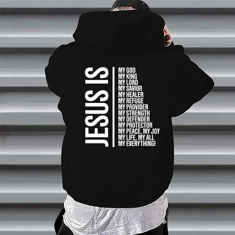 Unisex Jesus Is Fleece Sweatshirt Hoodie - God Cloth
