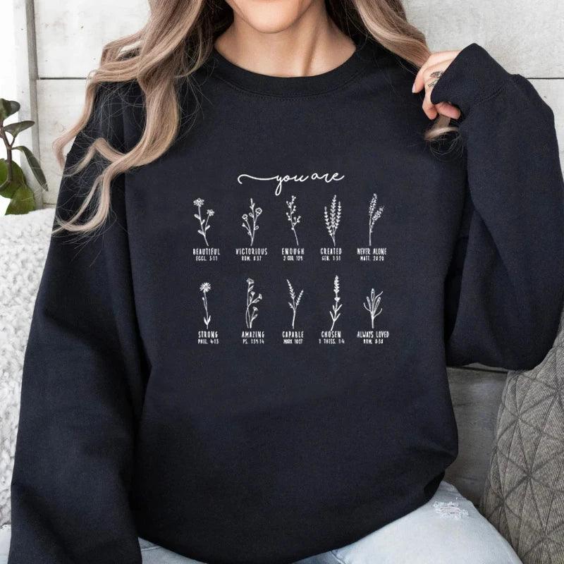 You Are Bible Verse Sweatshirt - God Cloth