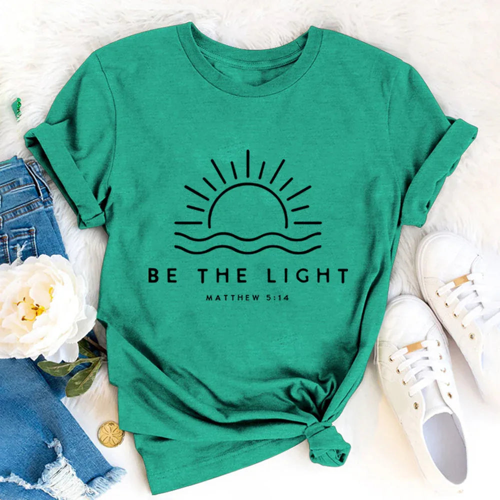 Be The Light T-shirt - God Cloth