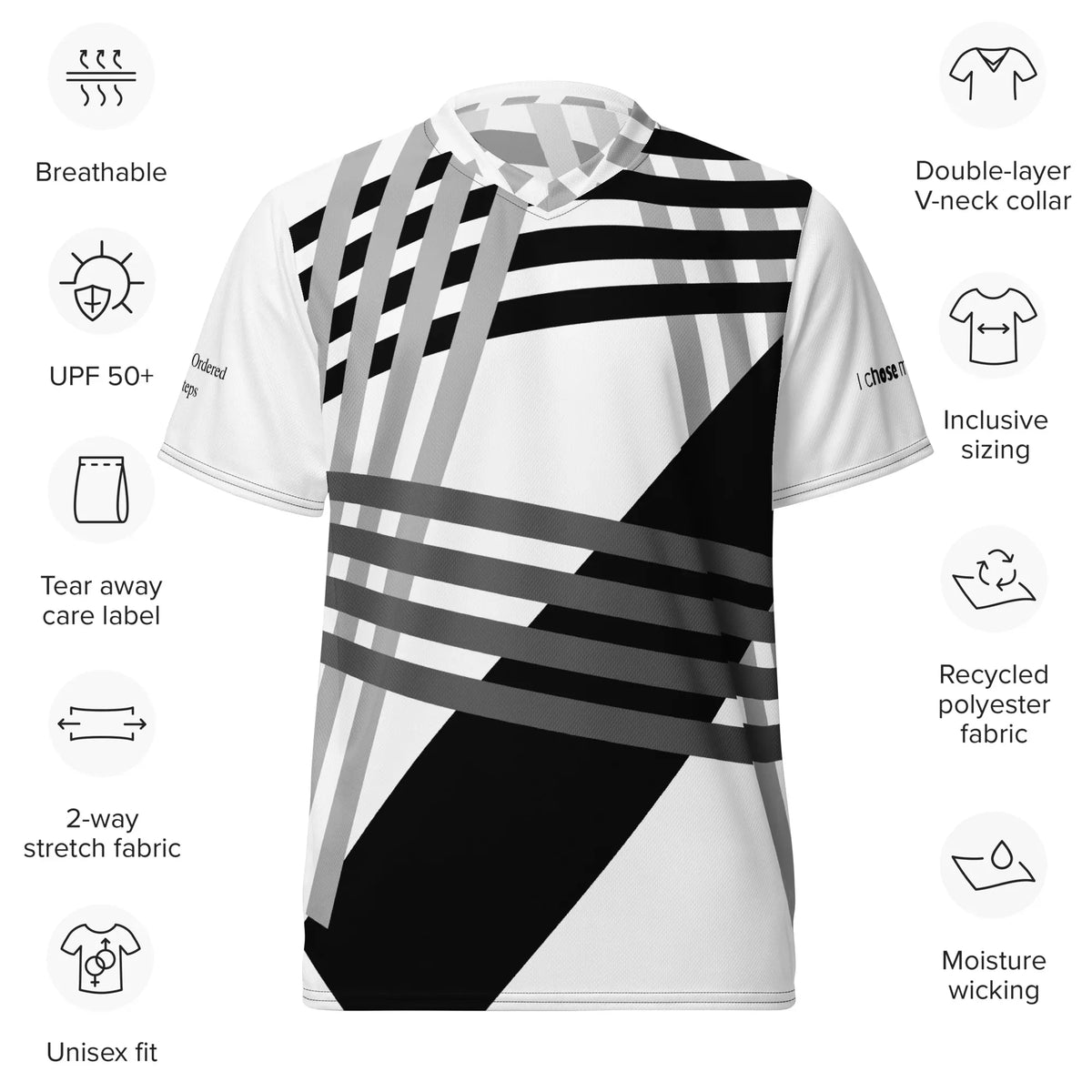 My Path Unisex Sports Jersey - God Cloth