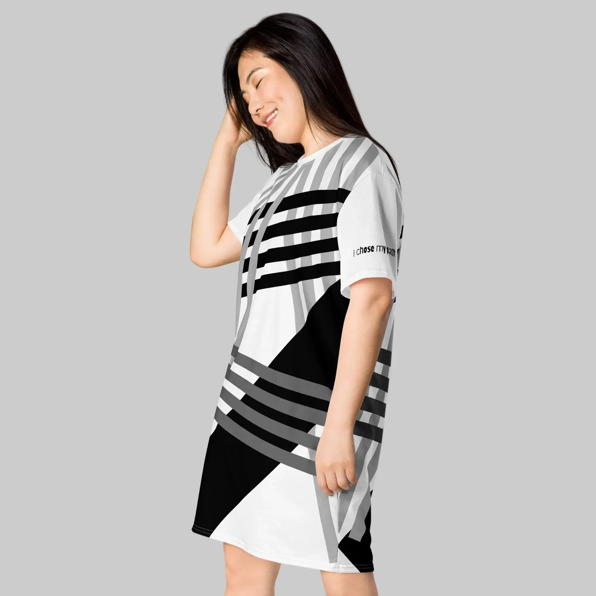 My Path T-shirt Dress - God Cloth
