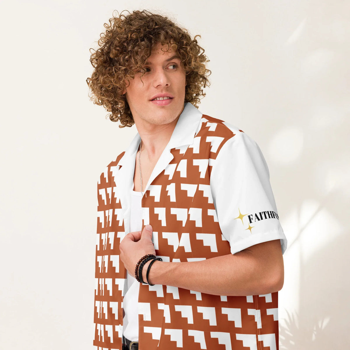 Unisex Button Up Faithful Shirt - God Cloth