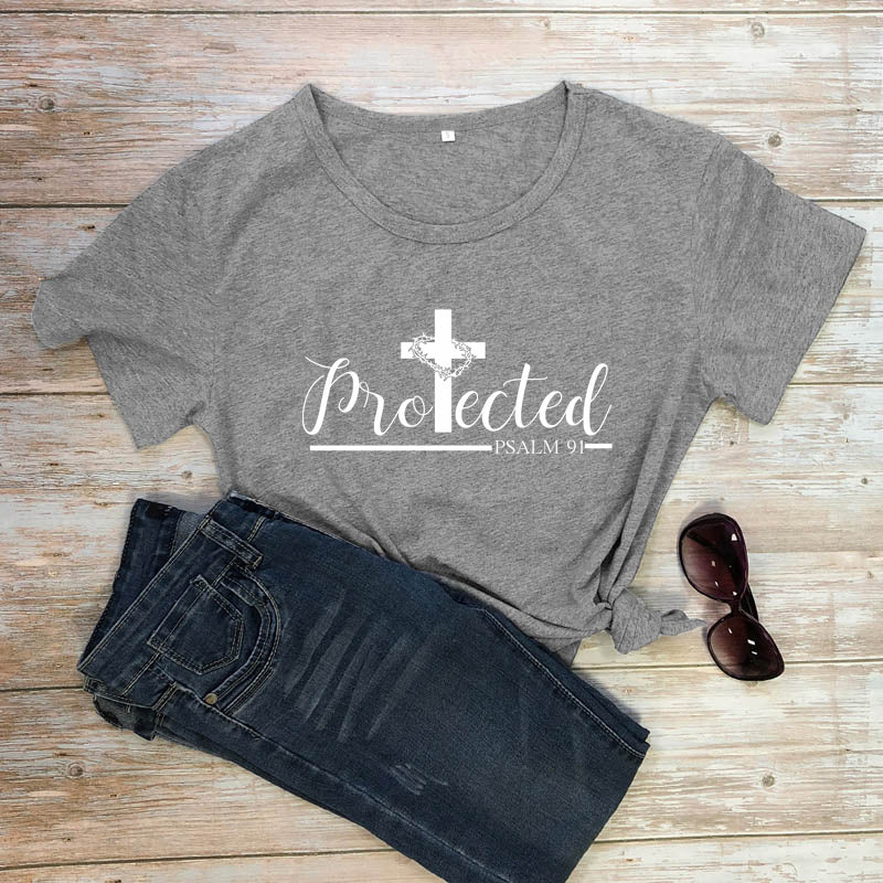 Protected by the Cross T-shirts