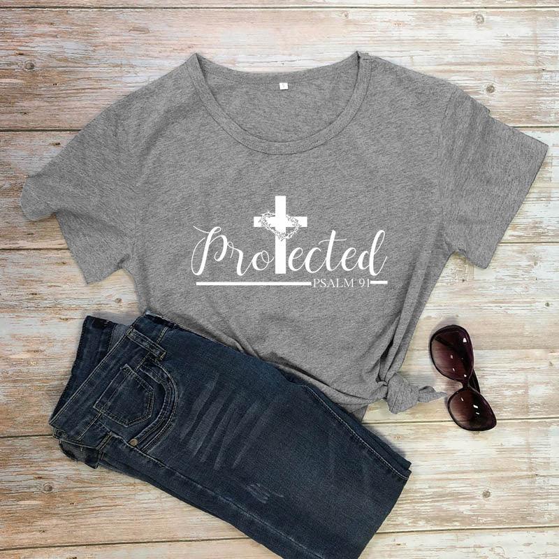 Protected by the Cross T-shirts - God Cloth