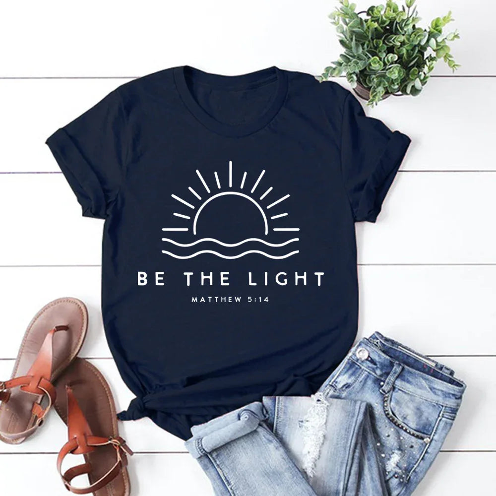 Be The Light T-shirt - God Cloth