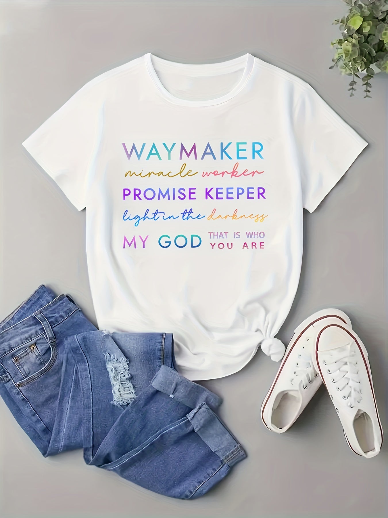 Women's "Waymaker Miracle Worker Promise Keeper" T-Shirt