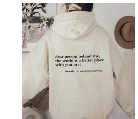 Dear Person Behind Me Hoodie