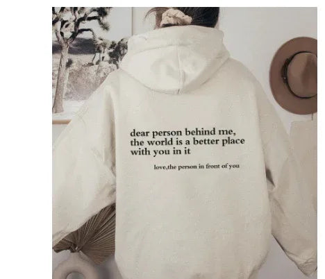 Dear Person Behind Me Hoodie - God Cloth