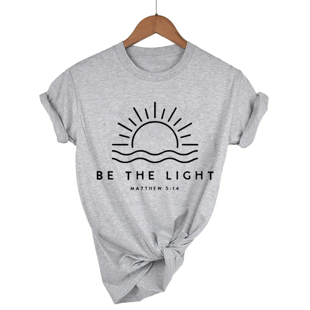 Be The Light T-shirt - God Cloth
