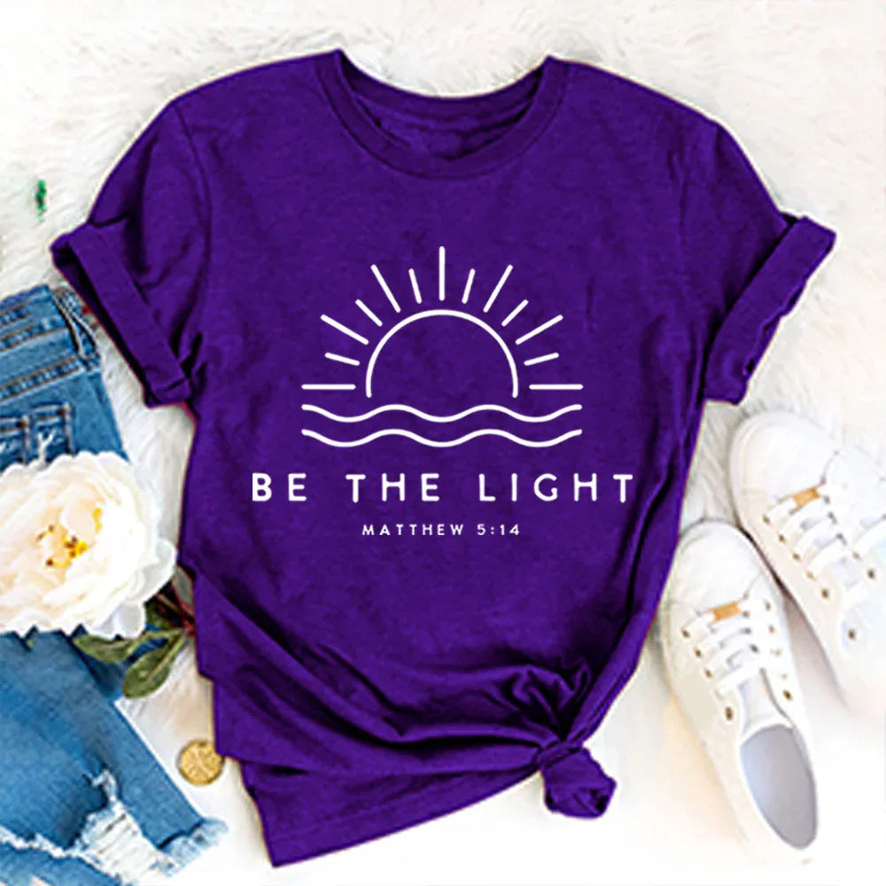 Be The Light T-shirt - God Cloth