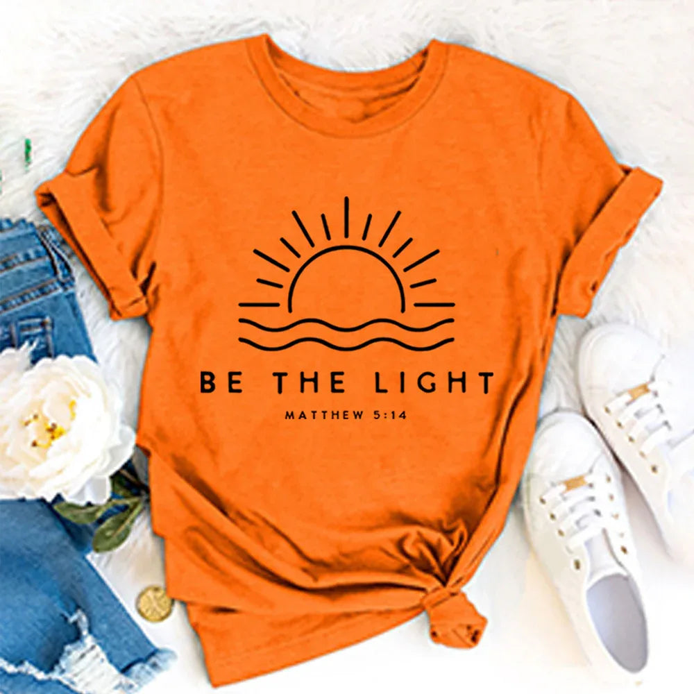 Be The Light T-shirt - God Cloth