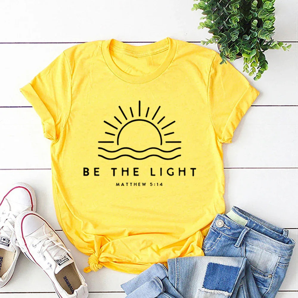 Be The Light T-shirt - God Cloth