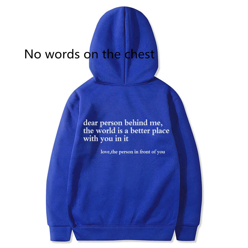 Dear Person Behind Me Hoodie - God Cloth