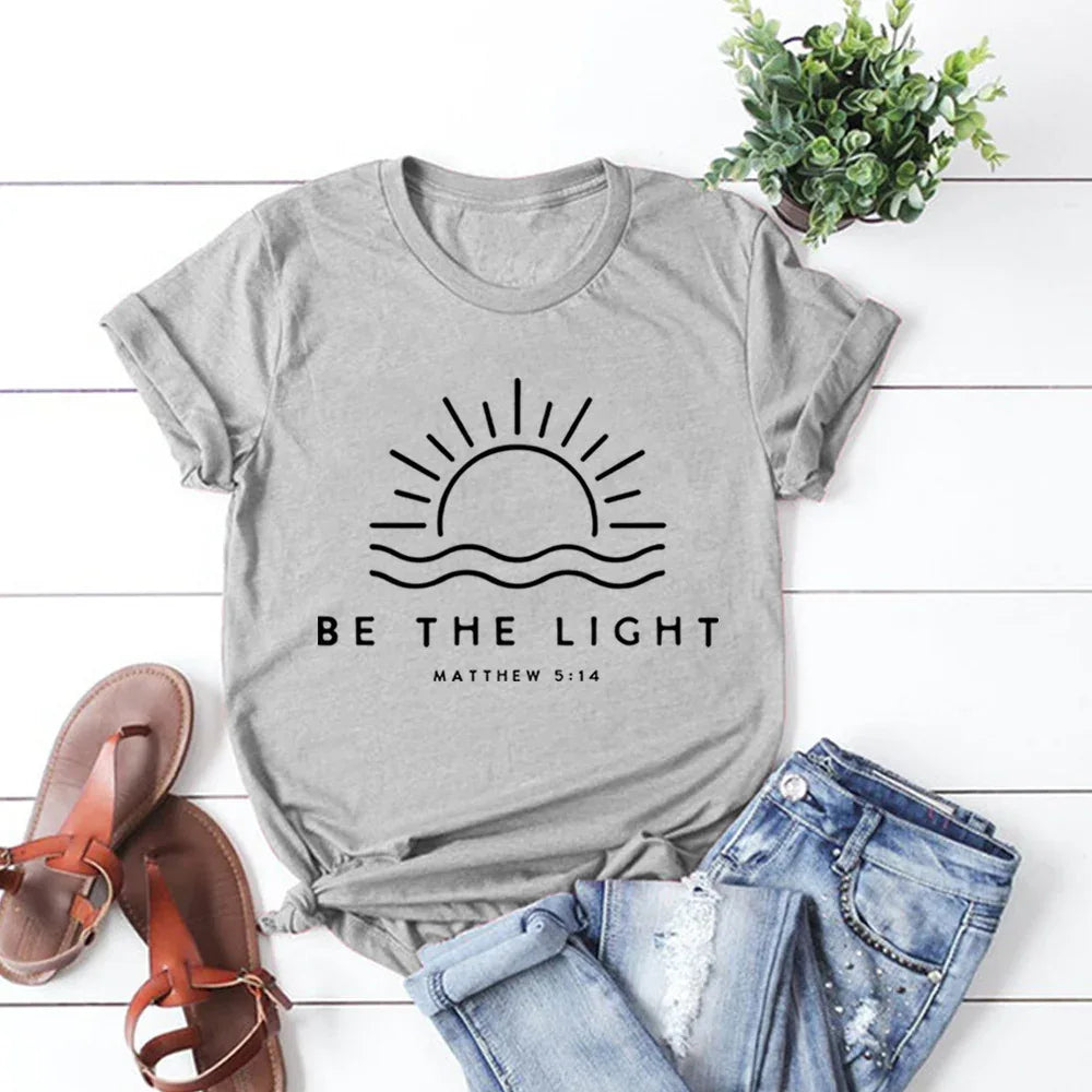 Be The Light T-shirt - God Cloth