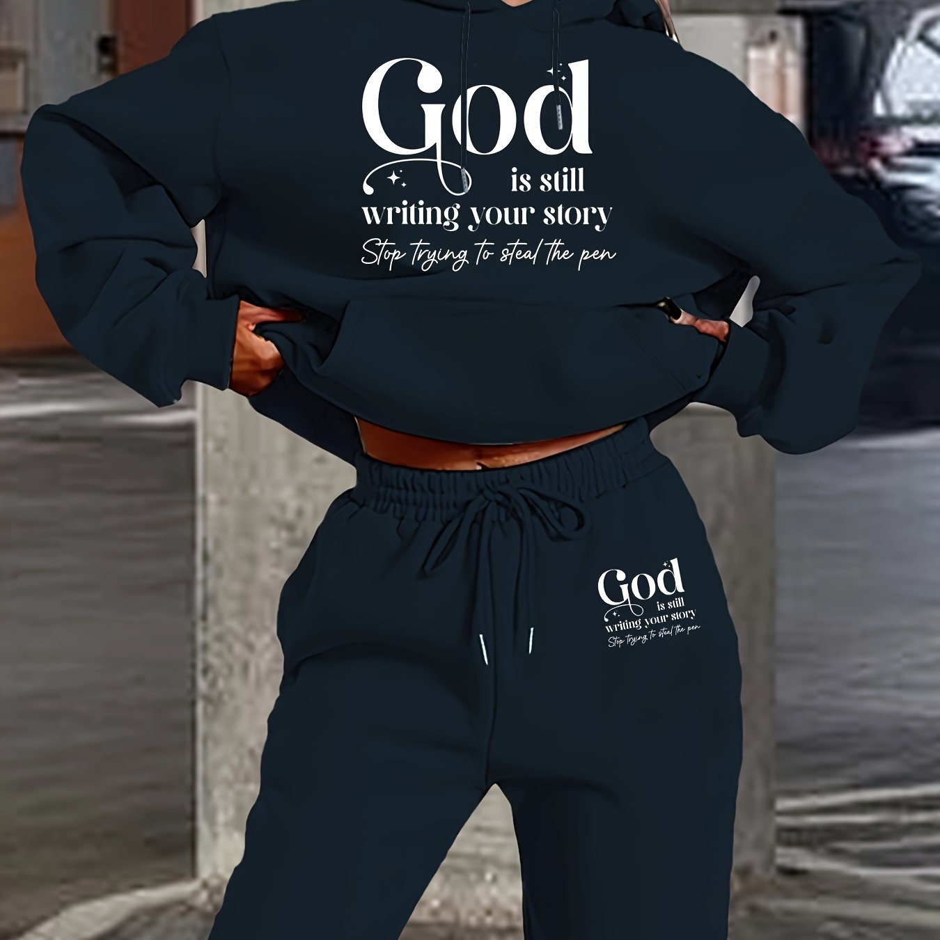 Women's Casual Hoodie & Jogger Set