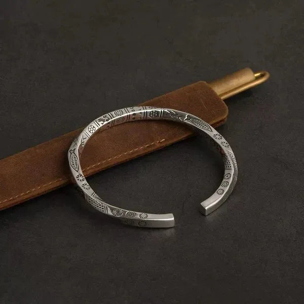 Carved Hieroglyphics Bracelets - God Cloth