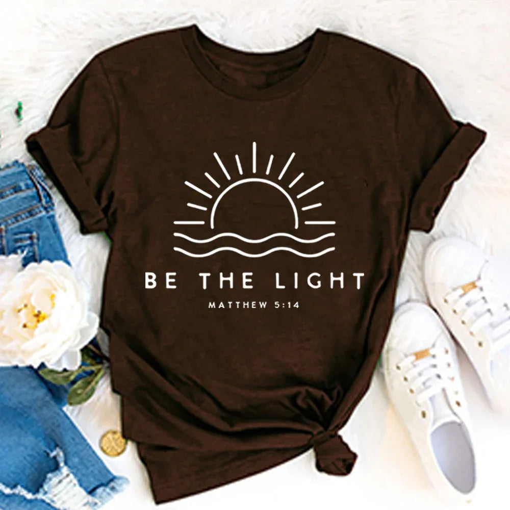 Be The Light T-shirt - God Cloth