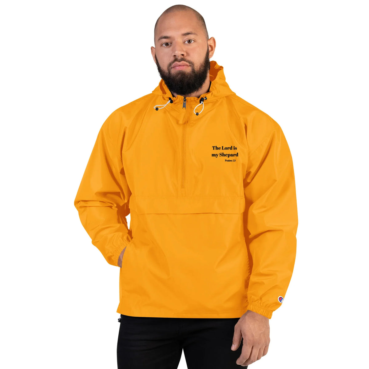 Embroidered Champion 23rd Psalms Jacket - God Cloth