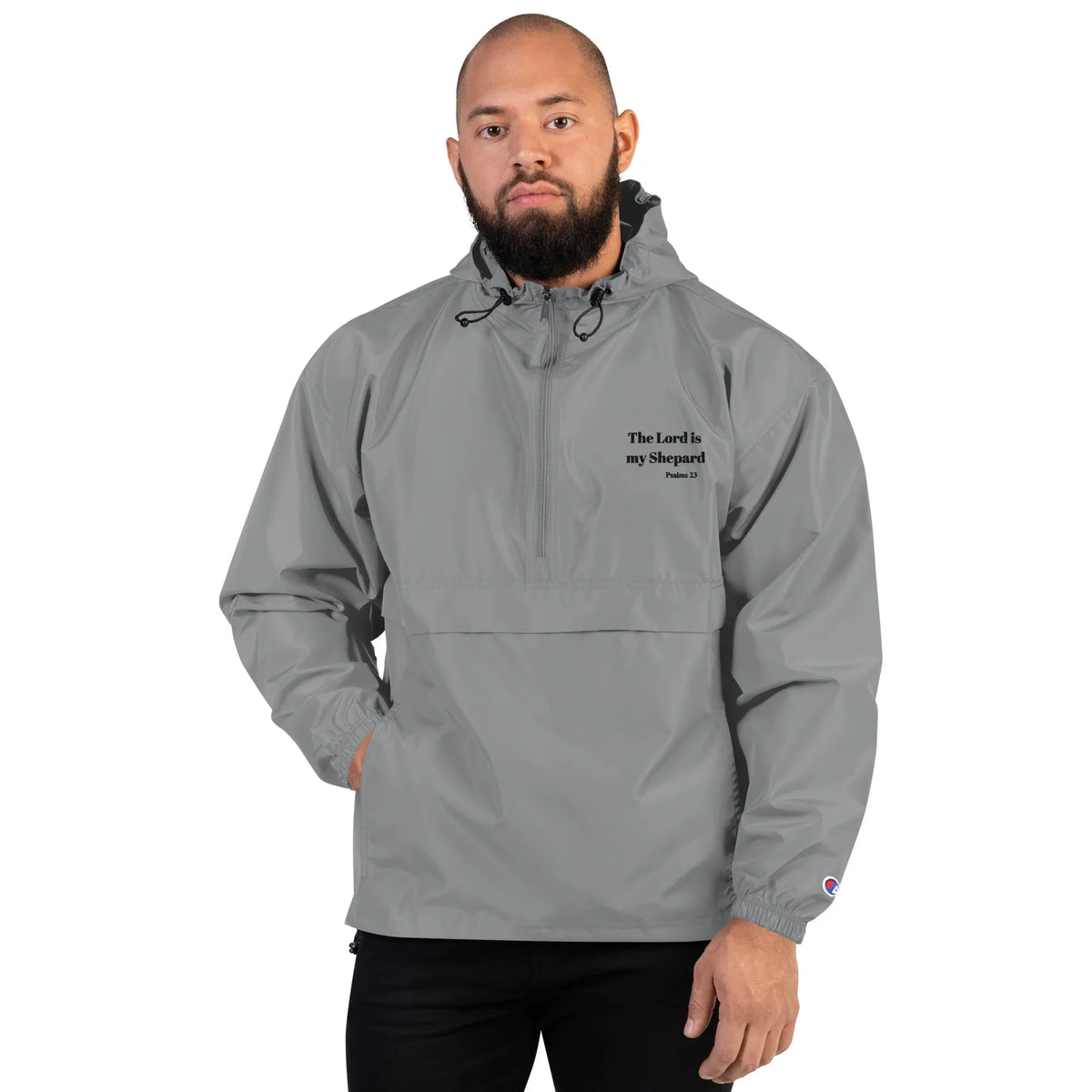 Embroidered Champion 23rd Psalms Jacket - God Cloth