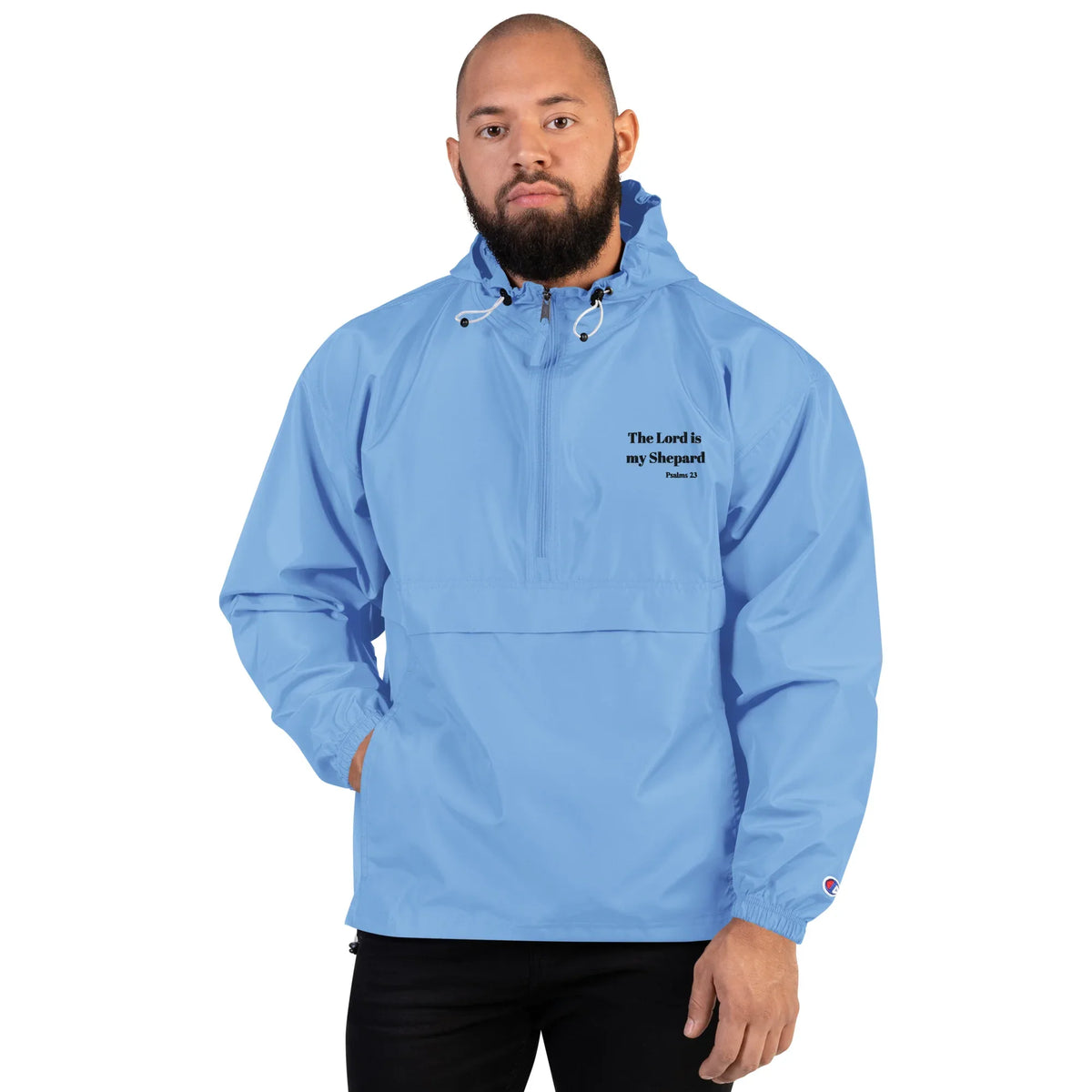 Embroidered Champion 23rd Psalms Jacket - God Cloth