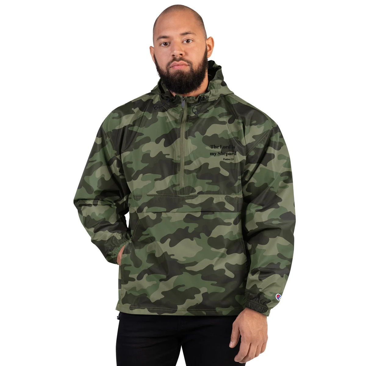Embroidered Champion 23rd Psalms Jacket - God Cloth