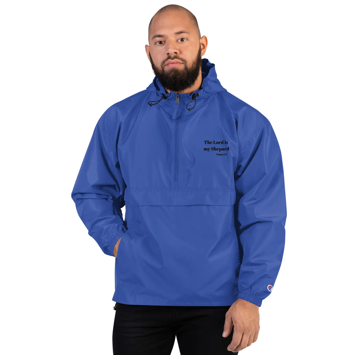 Embroidered Champion 23rd Psalms Jacket - God Cloth