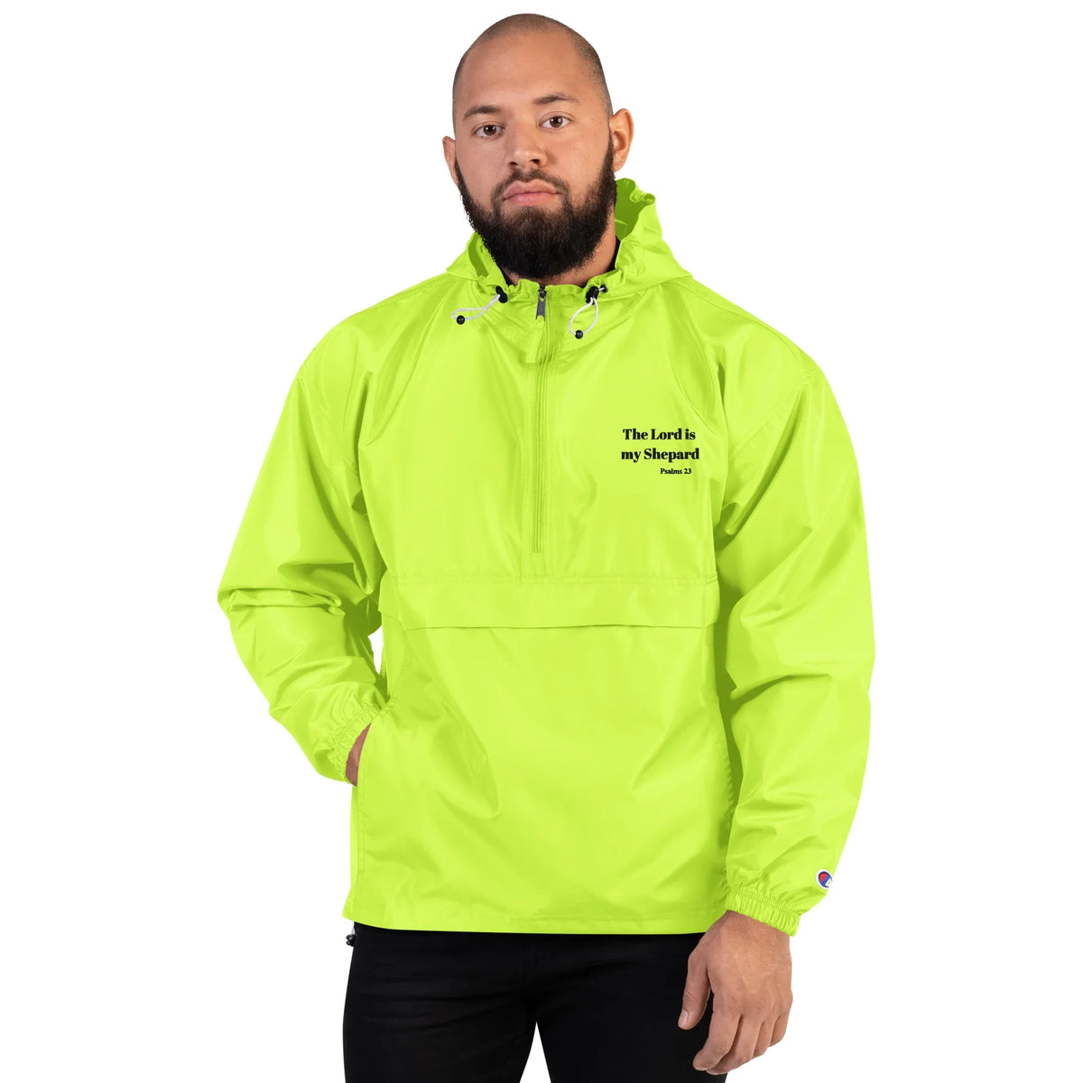 Embroidered Champion 23rd Psalms Jacket - God Cloth