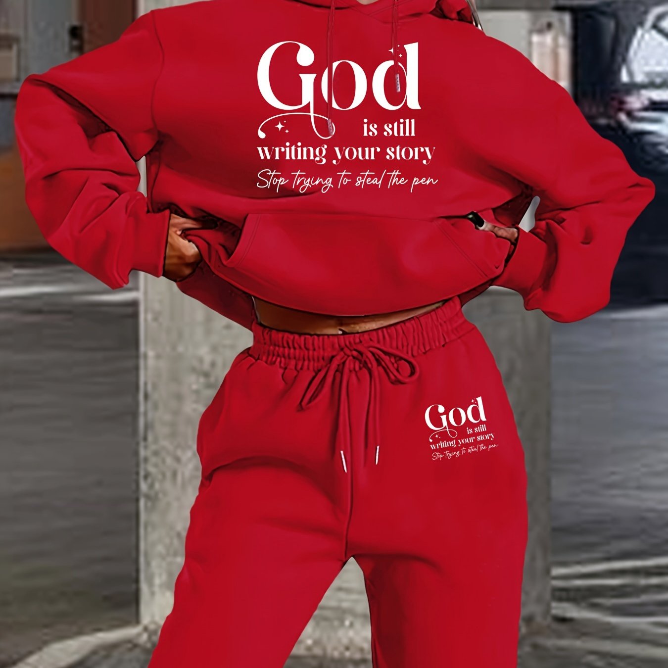 Women's Casual Hoodie & Jogger Set