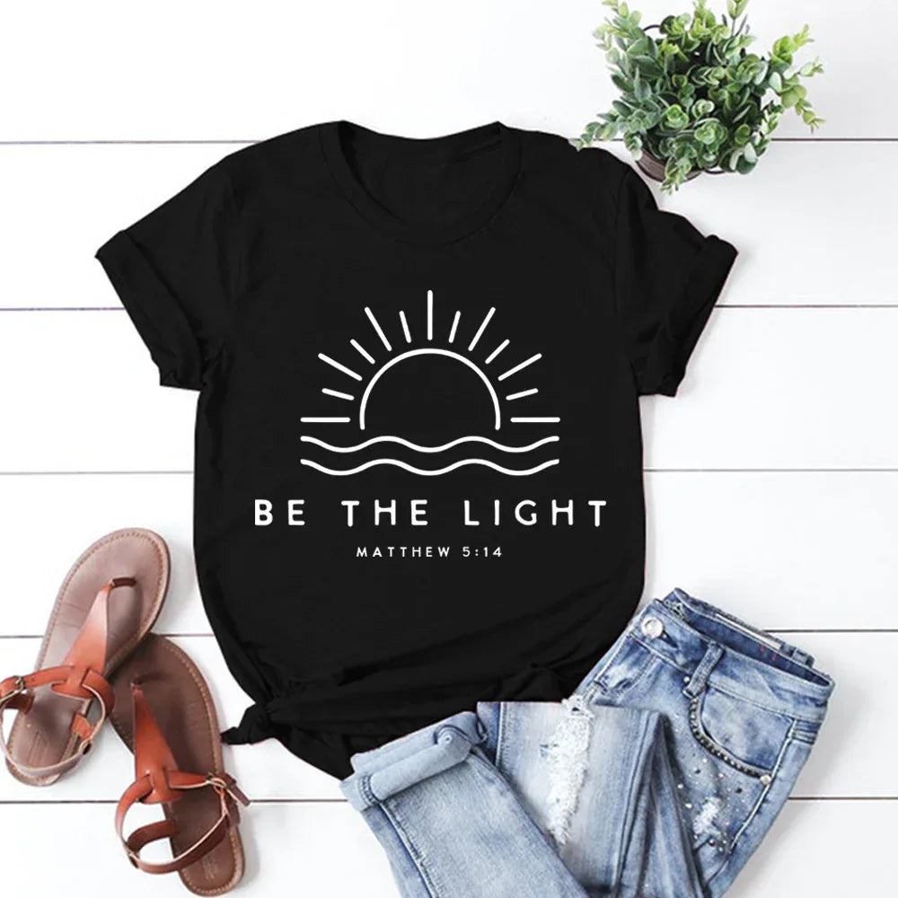 Be The Light T-shirt - God Cloth