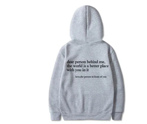 Dear Person Behind Me Hoodie - God Cloth