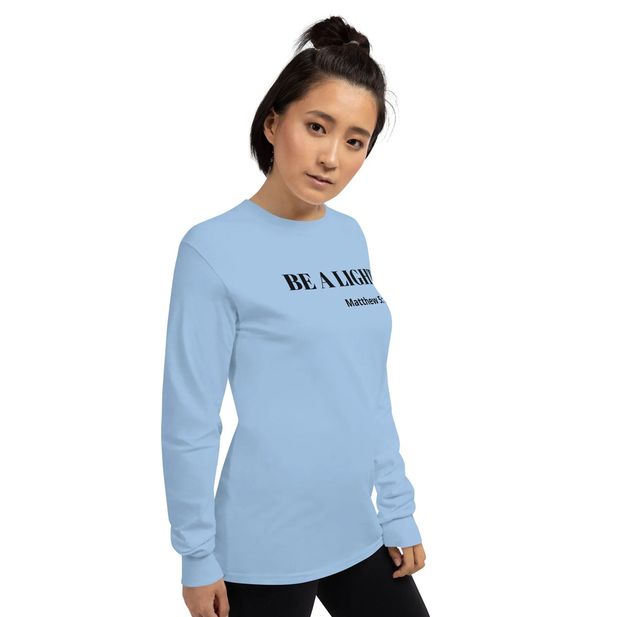 Be A Light Long Sleeve Shirt - God Cloth