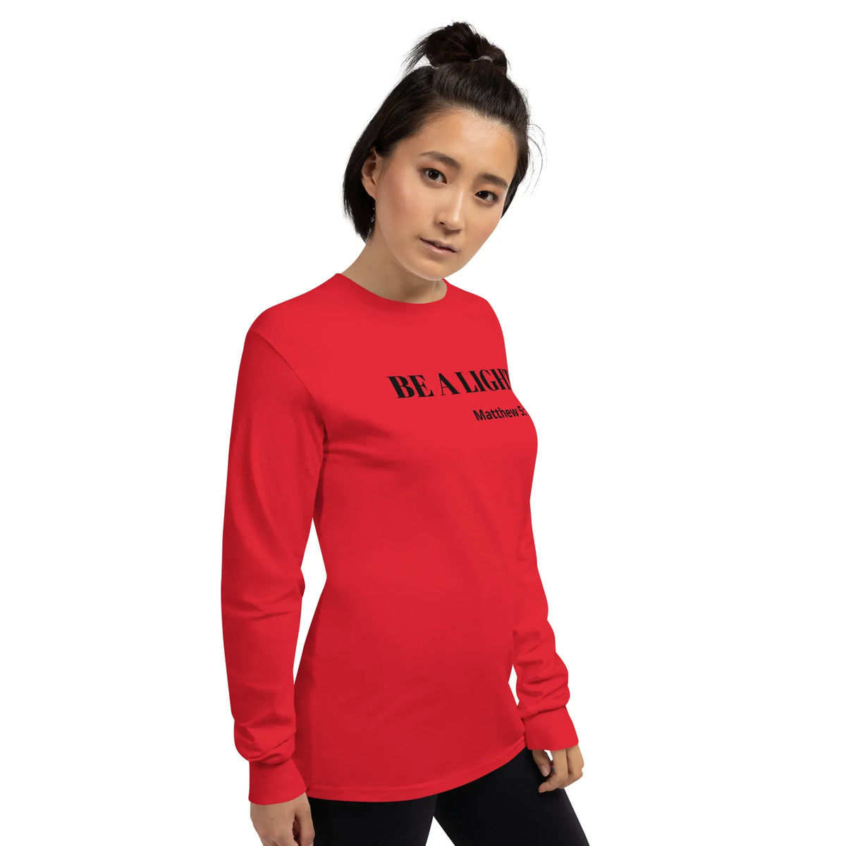 Be A Light Long Sleeve Shirt - God Cloth