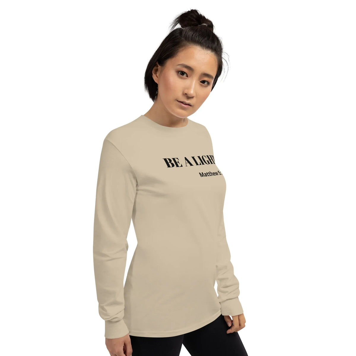 Be A Light Long Sleeve Shirt - God Cloth