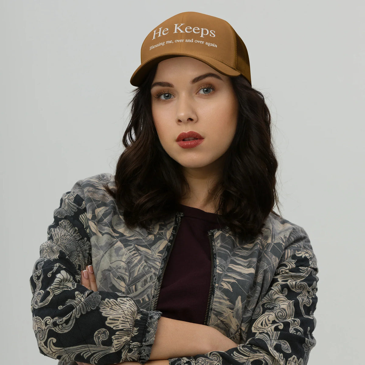He Keeps Blessing Me Cap - God Cloth