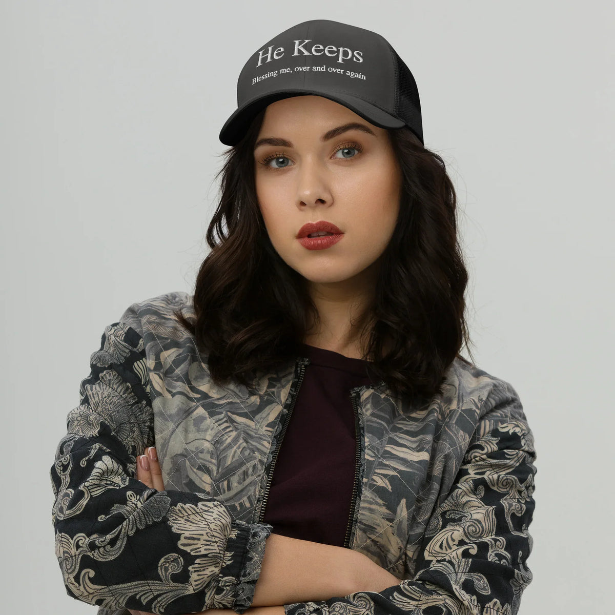 He Keeps Blessing Me Cap - God Cloth