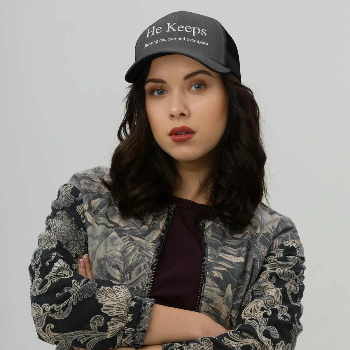 He Keeps Blessing Me Cap - God Cloth