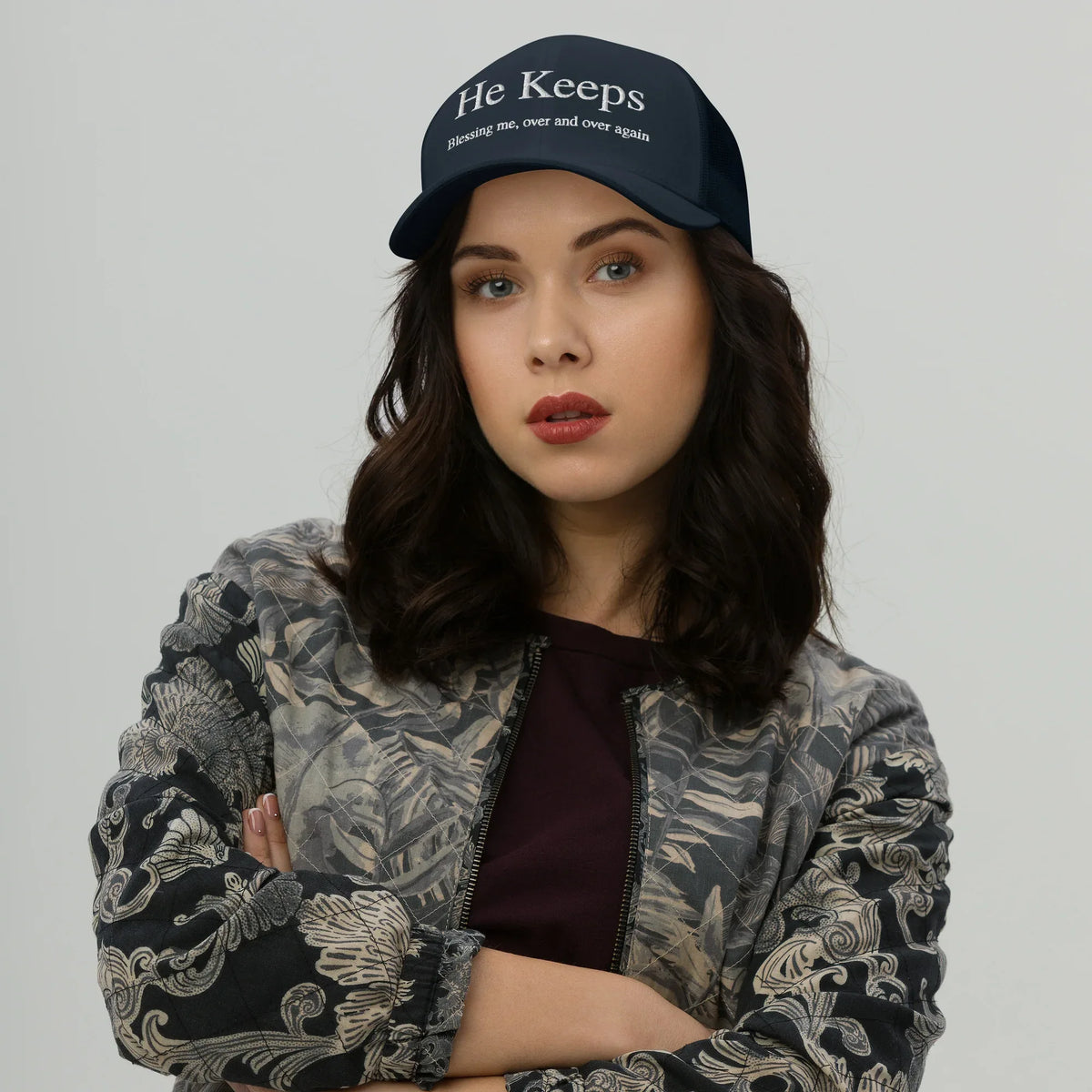 He Keeps Blessing Me Cap - God Cloth