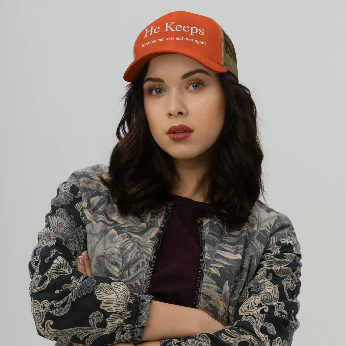He Keeps Blessing Me Cap - God Cloth