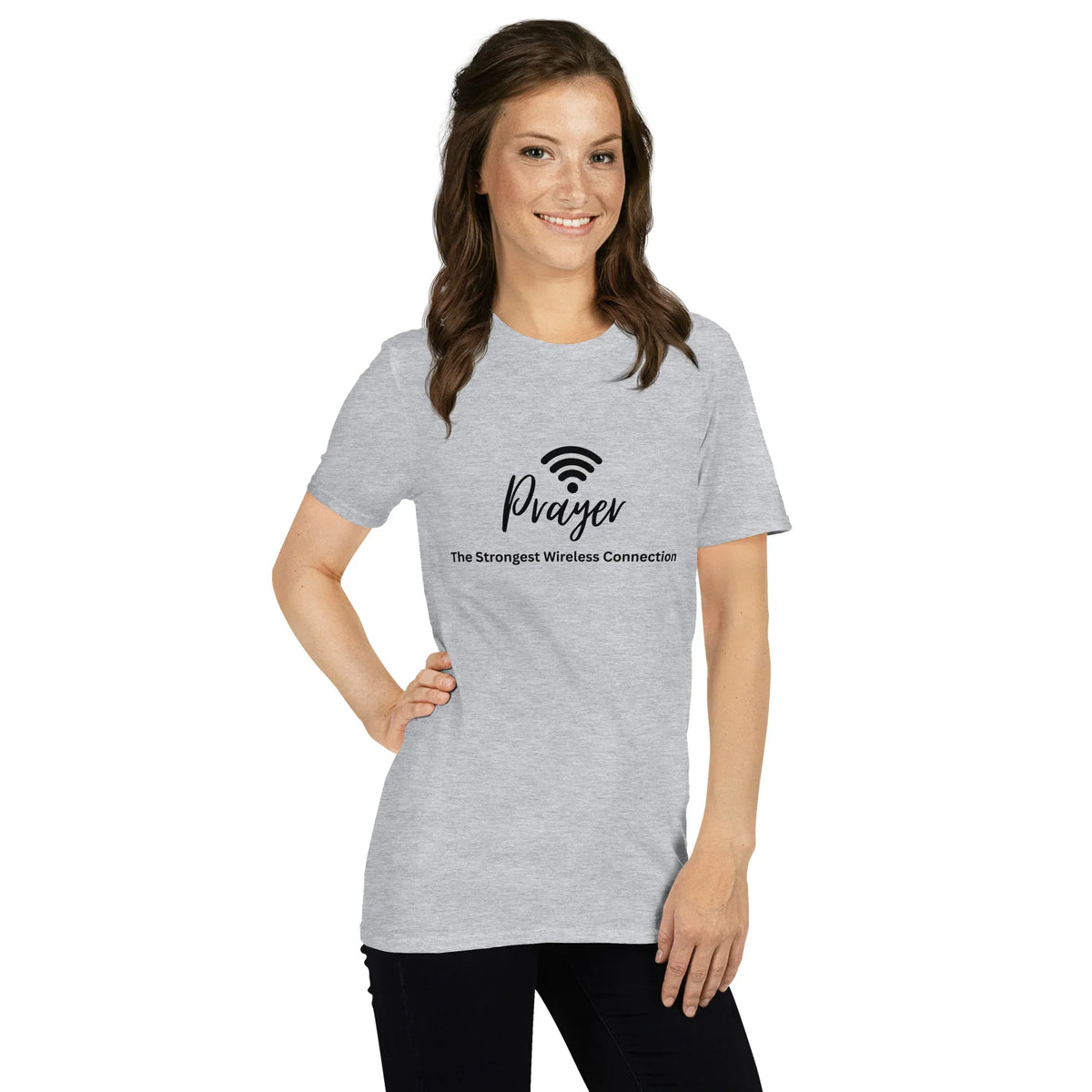 WiFi Prayer Unisex T-Shirt - God Cloth