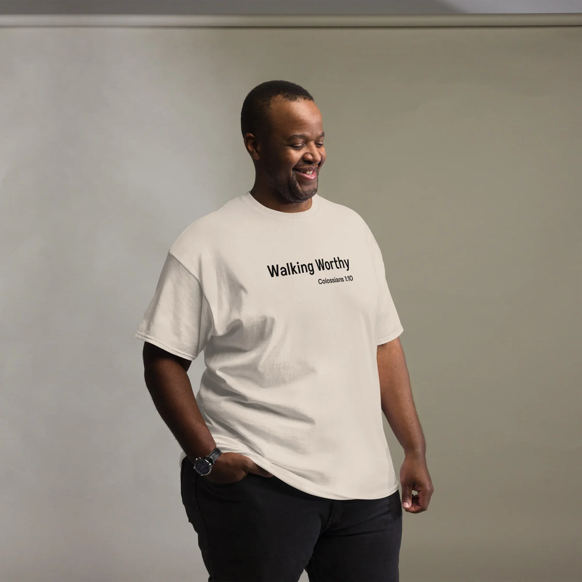 Unisex Walking Worthy Tee - God Cloth
