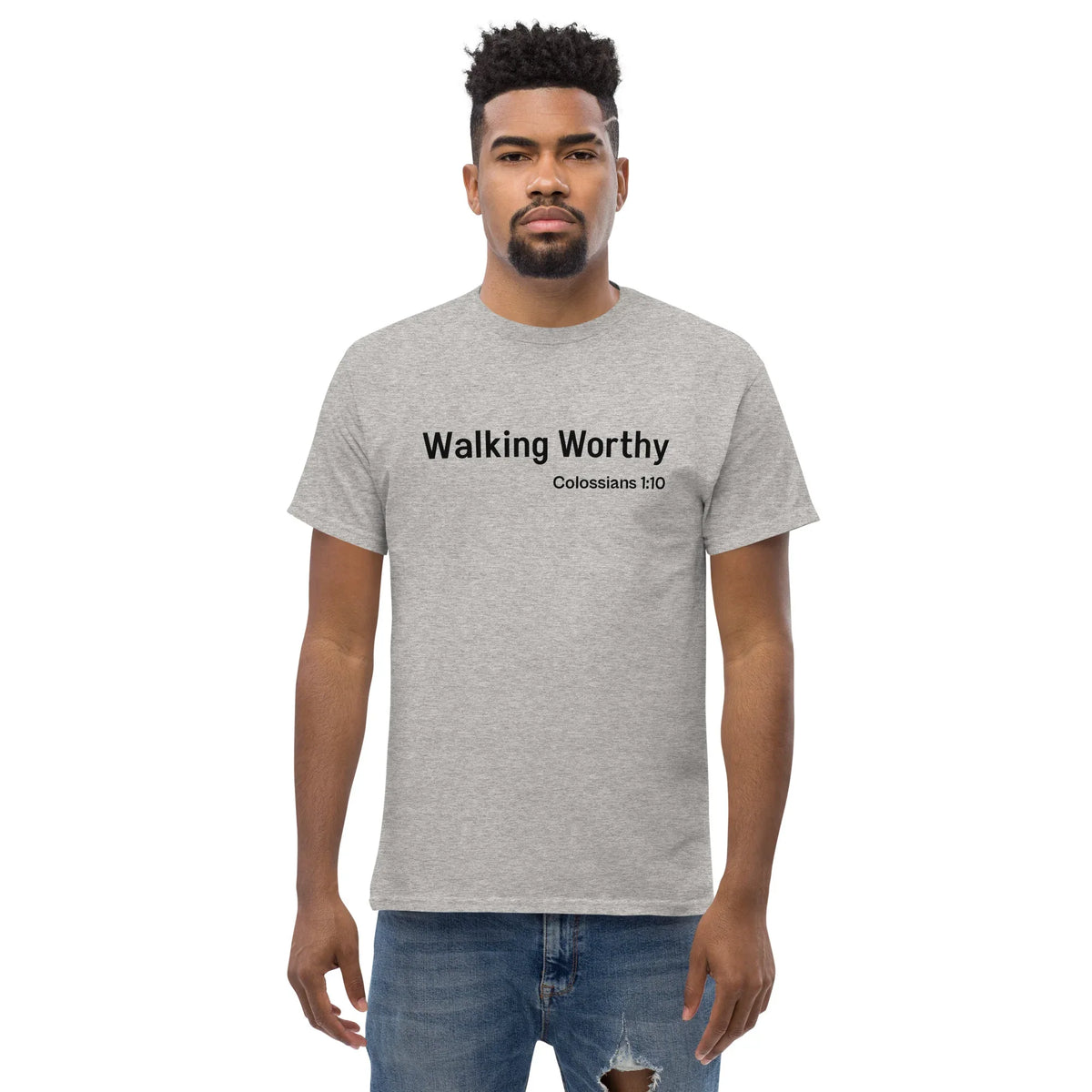 Unisex Walking Worthy Tee - God Cloth