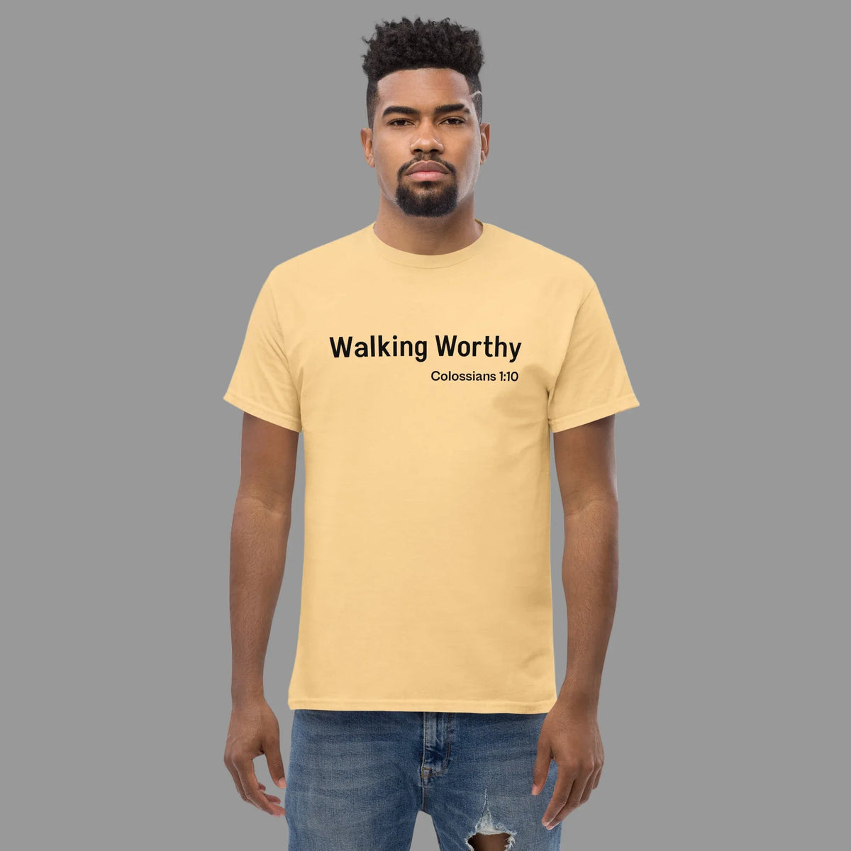 Unisex Walking Worthy Tee - God Cloth
