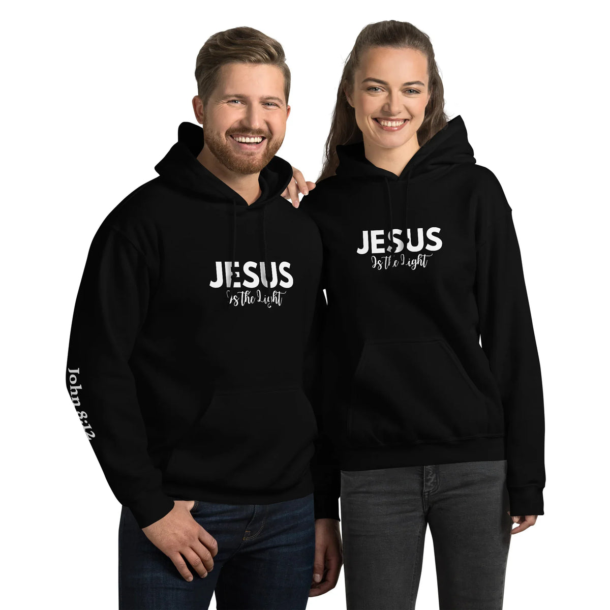 Unisex Jesus is the Light Hoodie - God Cloth