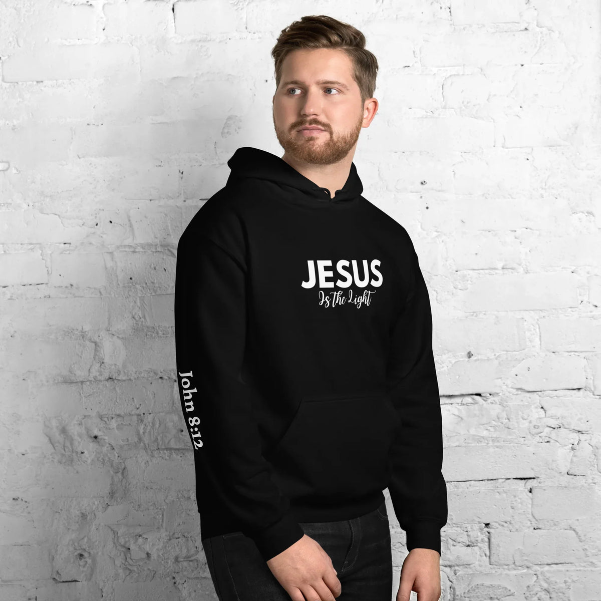 Unisex Jesus is the Light Hoodie - God Cloth