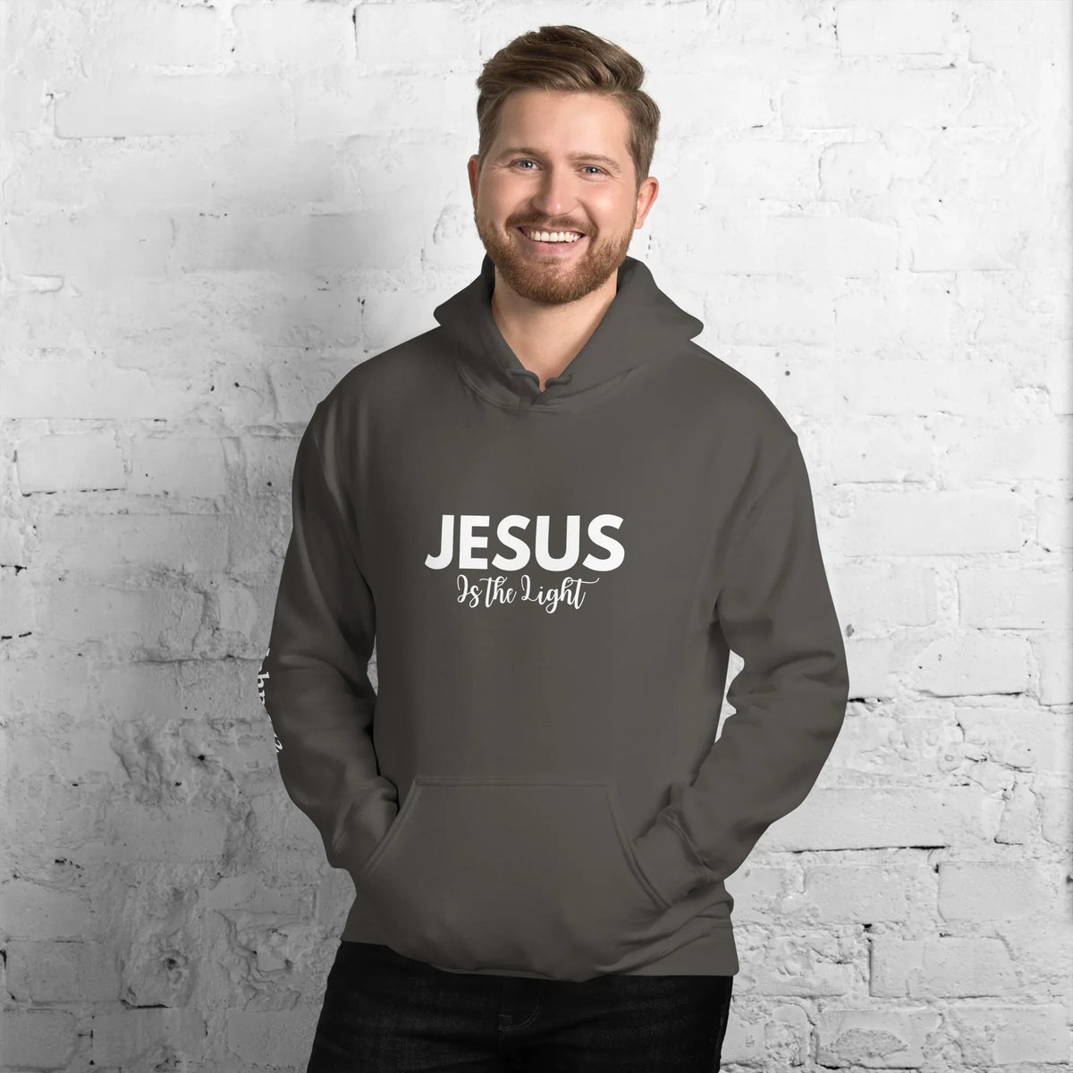 Unisex Jesus is the Light Hoodie - God Cloth