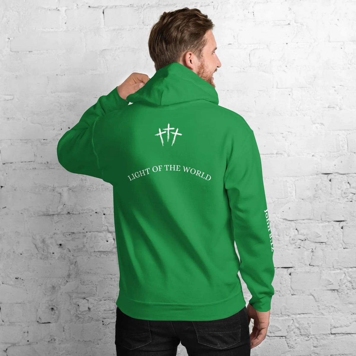 Unisex Jesus is the Light Hoodie - God Cloth