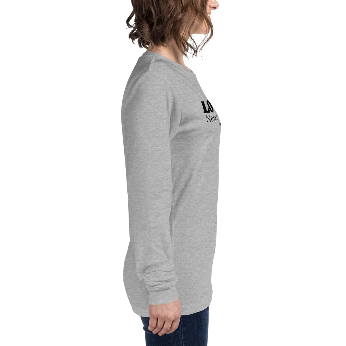 Love Never Fails Long Sleeve Tee - God Cloth