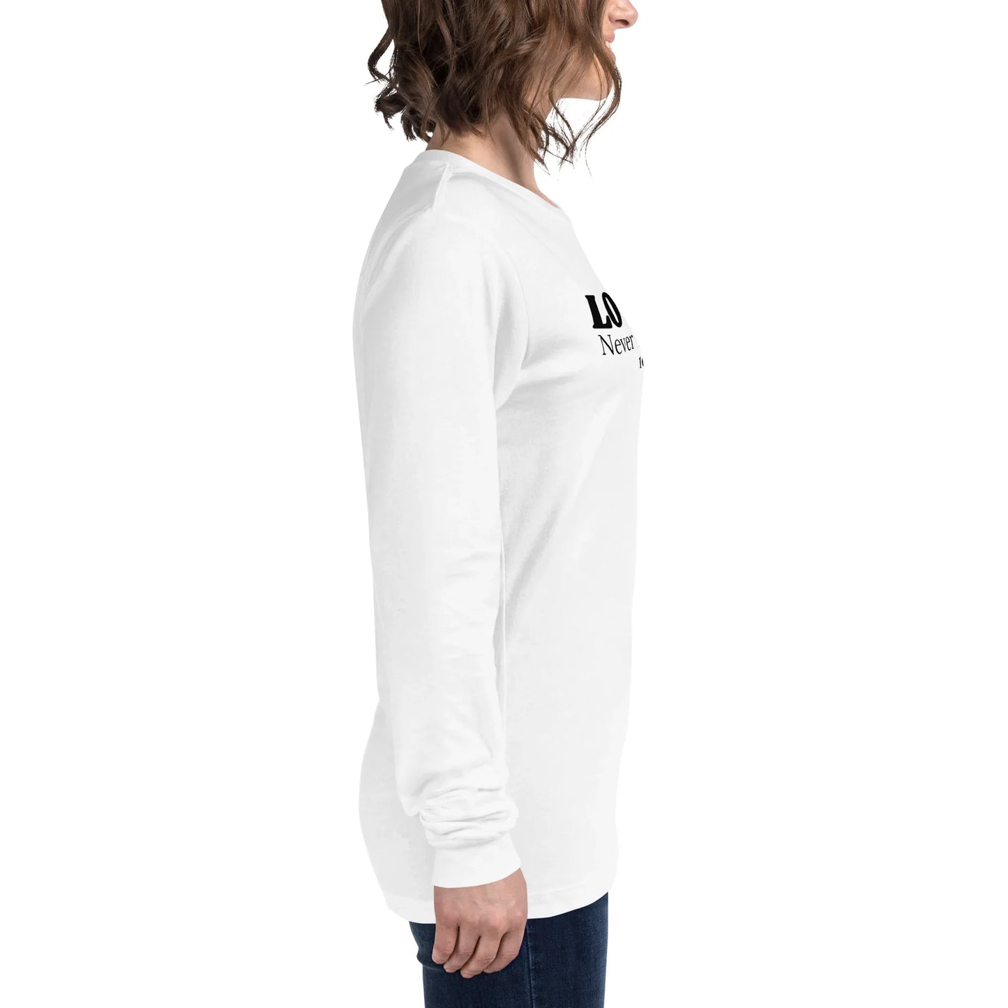 Love Never Fails Long Sleeve Tee - God Cloth